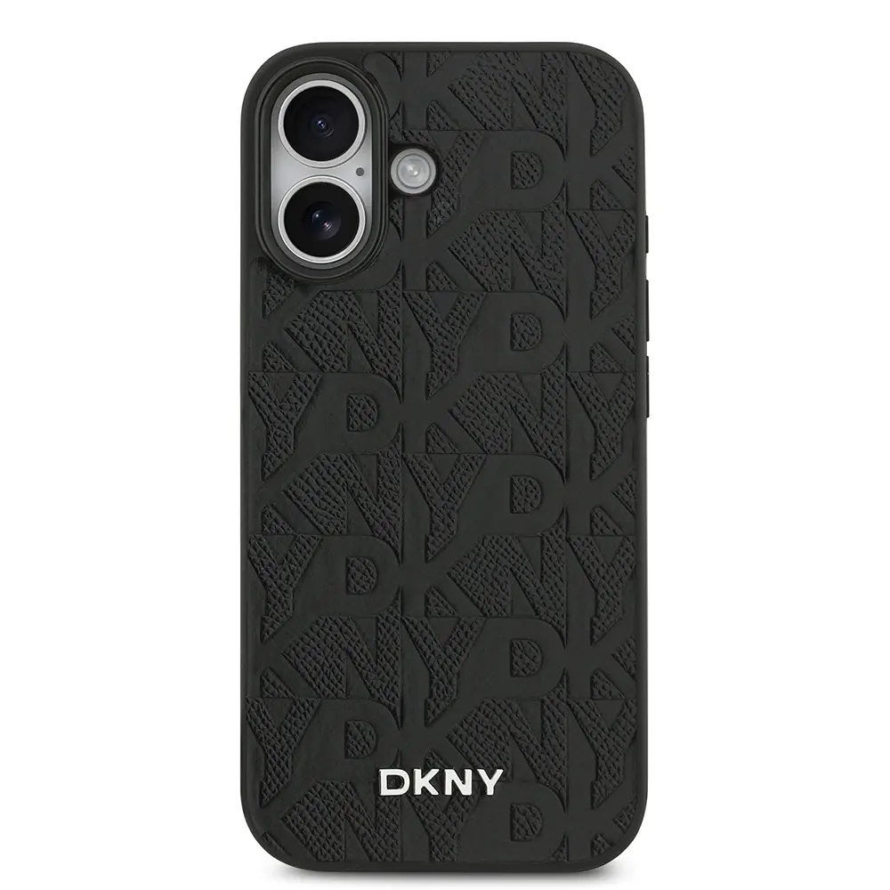 iPhone 17 MagSafe Uyumlu 3D Grid Desenli Kılıf - DKNY Lisanslı
