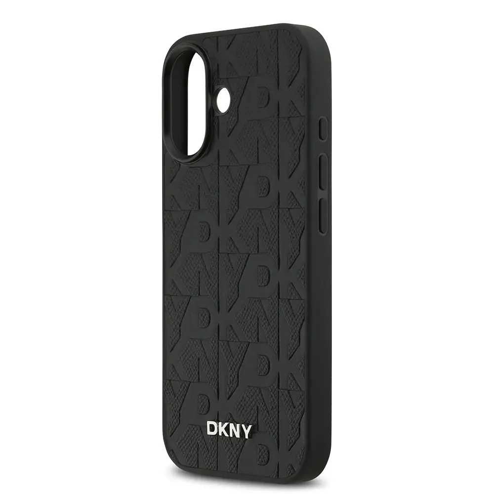 iPhone 17 MagSafe Uyumlu 3D Grid Desenli Kılıf - DKNY Lisanslı