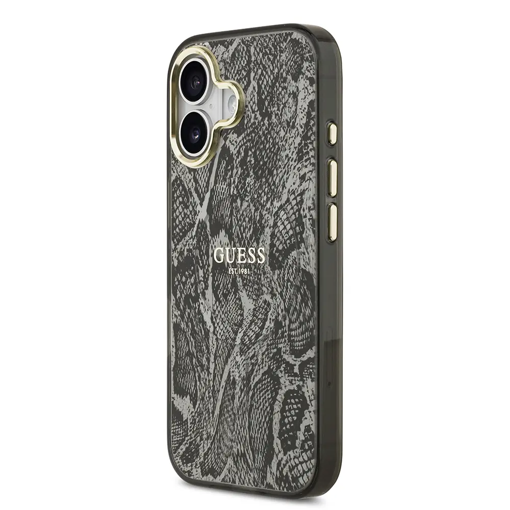 iPhone 17 MagSafe Uyumlu Python Desenli Kılıf - Guess Lisanslı