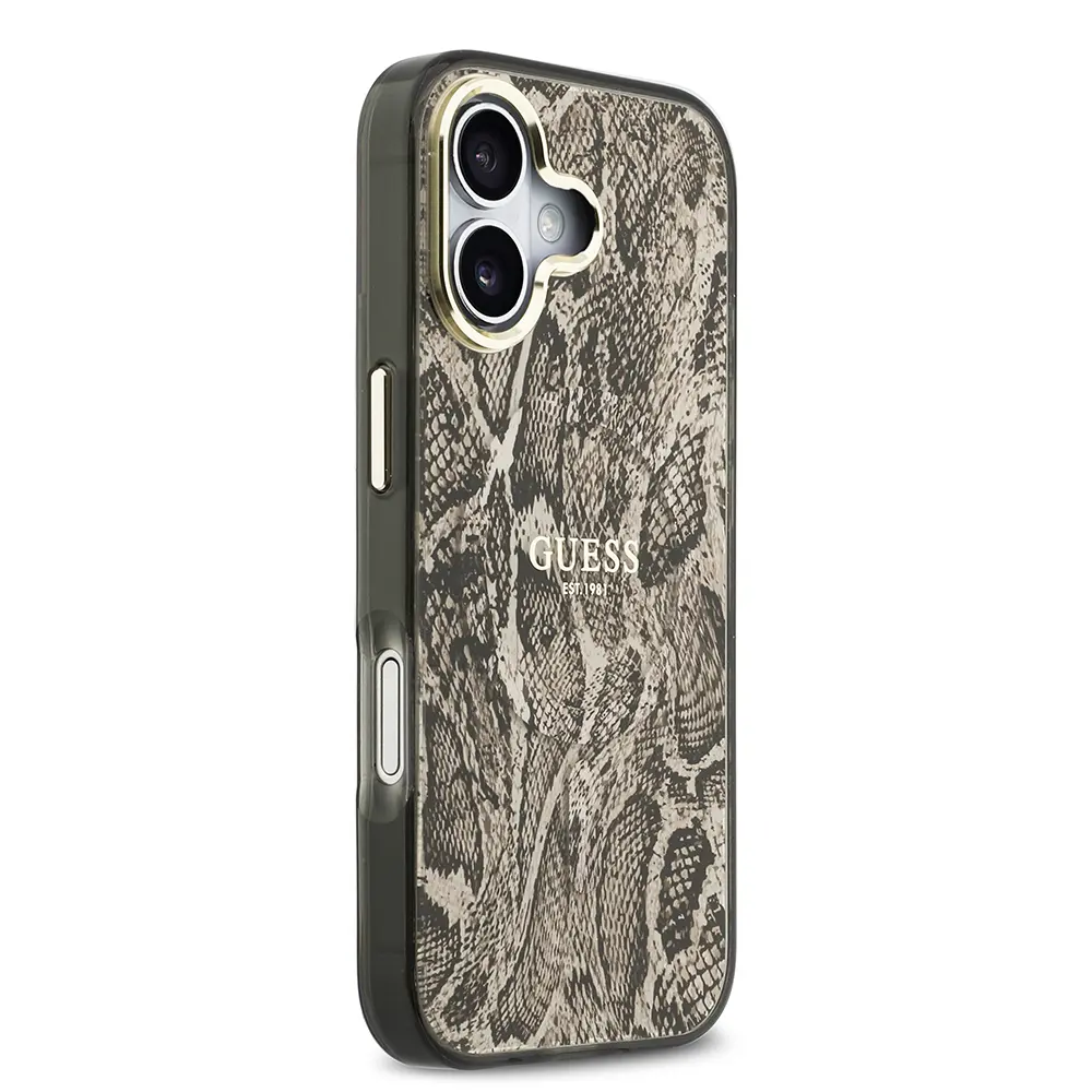 iPhone 17 MagSafe Uyumlu Python Desenli Kılıf - Guess Lisanslı