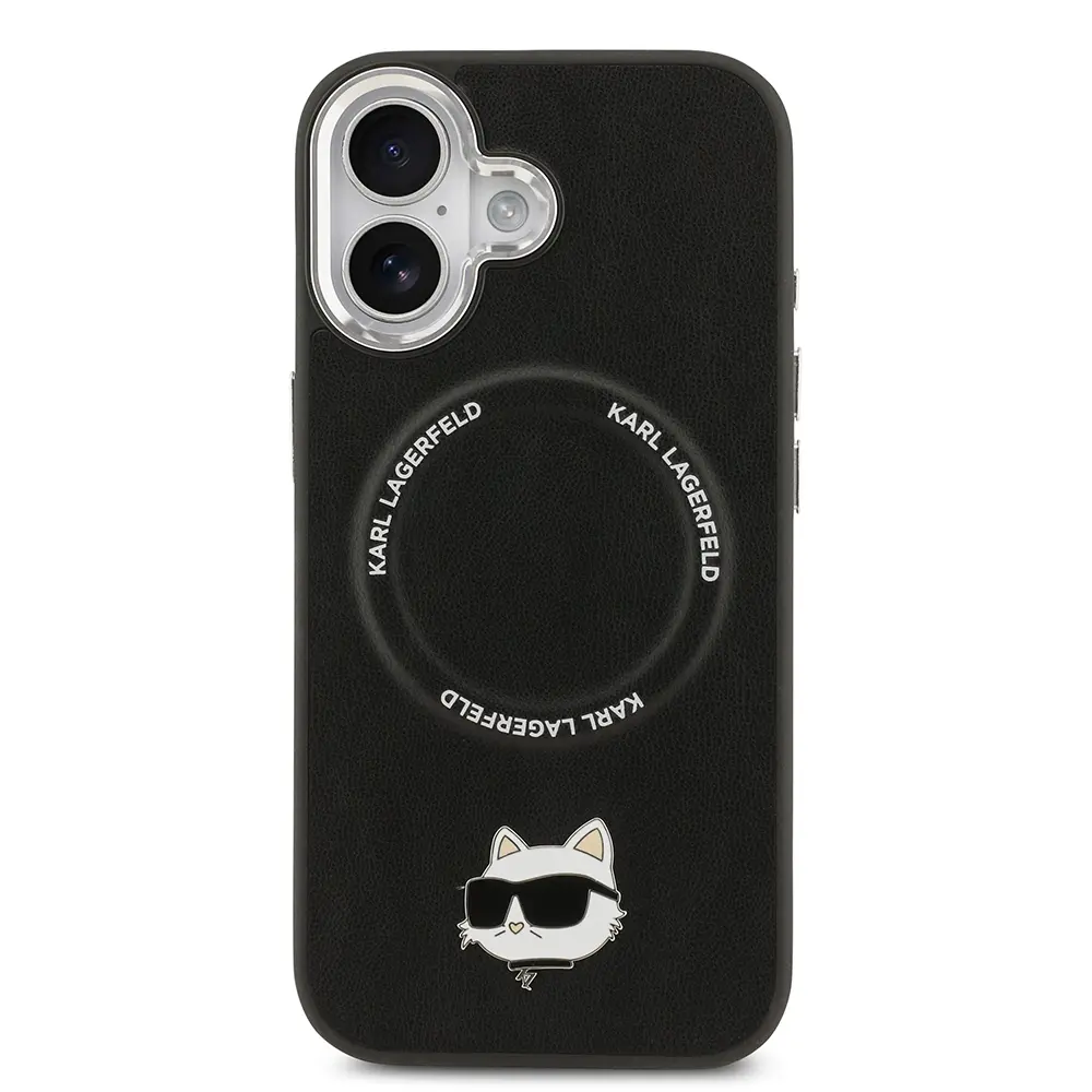 iPhone 17 MagSafe Uyumlu Choupette PU Deri Kılıf - Karl Lagerfeld
