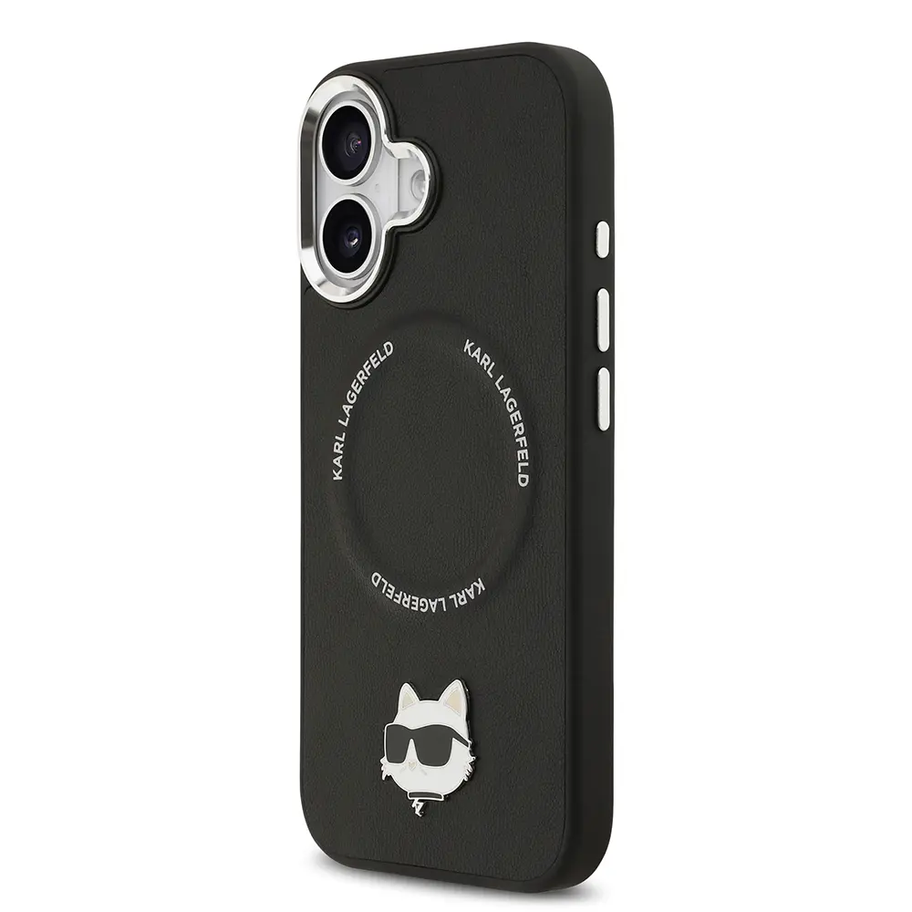 iPhone 17 MagSafe Uyumlu Choupette PU Deri Kılıf - Karl Lagerfeld