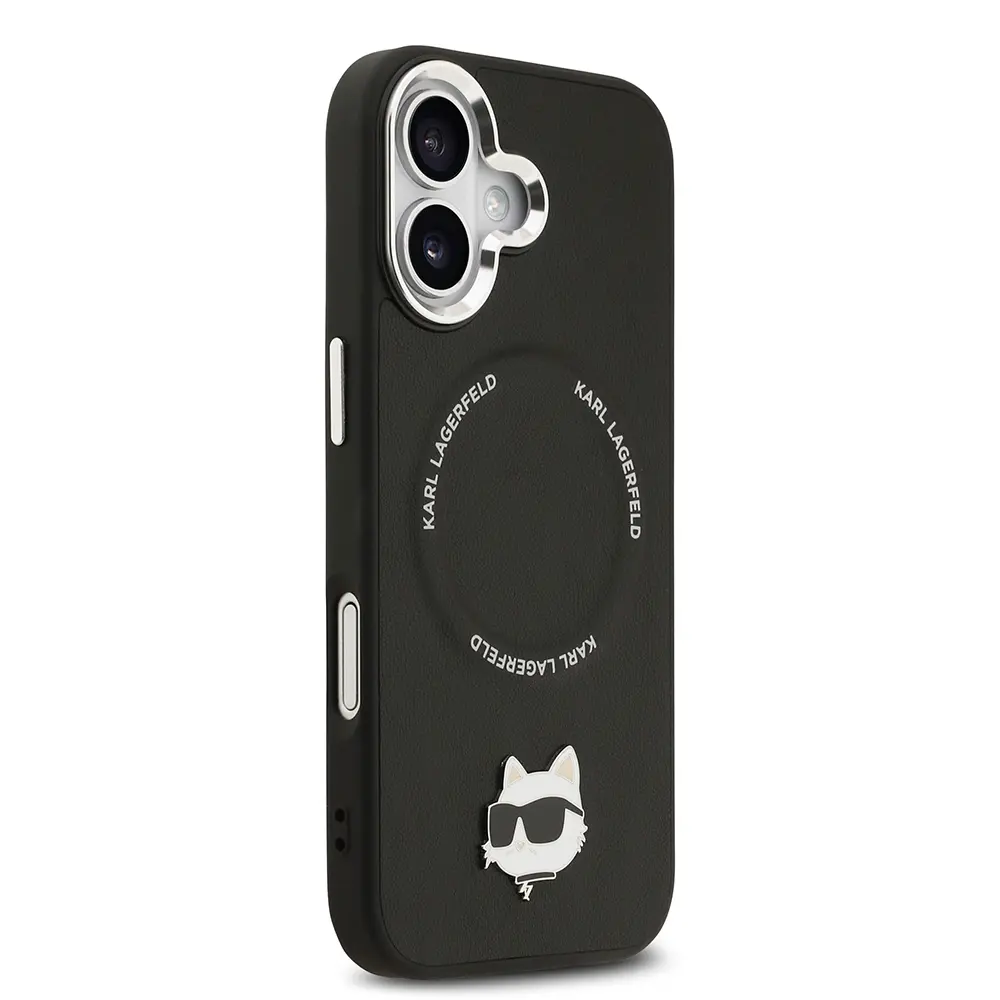 iPhone 17 MagSafe Uyumlu Choupette PU Deri Kılıf - Karl Lagerfeld