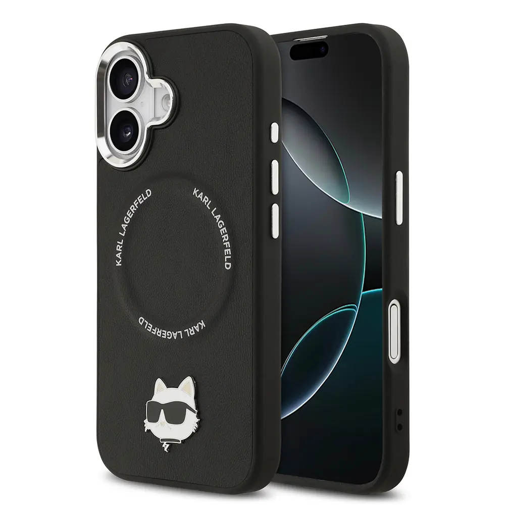 iPhone 17 MagSafe Uyumlu Choupette PU Deri Kılıf - Karl Lagerfeld
