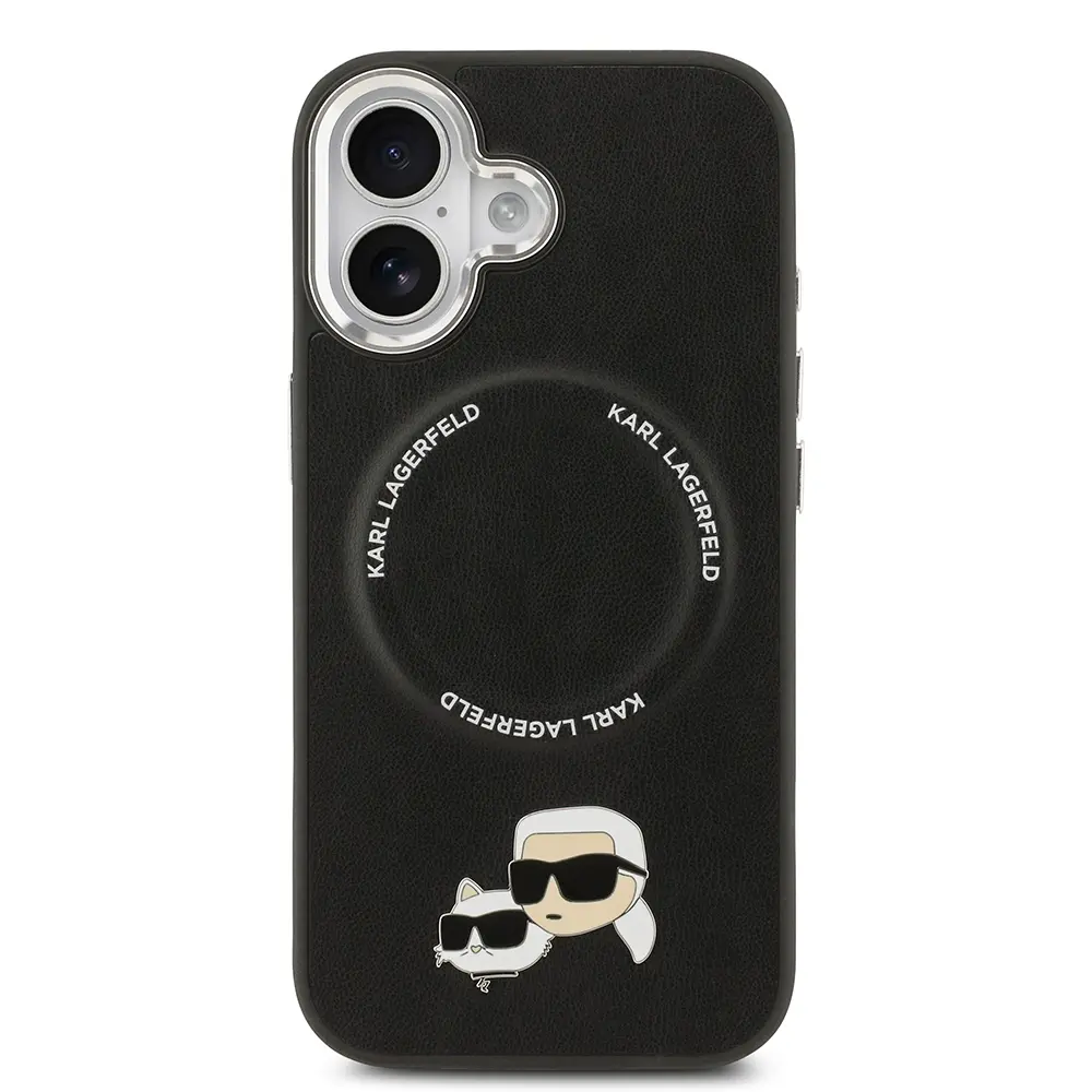 iPhone 17 MagSafe Uyumlu PU Deri Kılıf - Karl Lagerfeld K&C