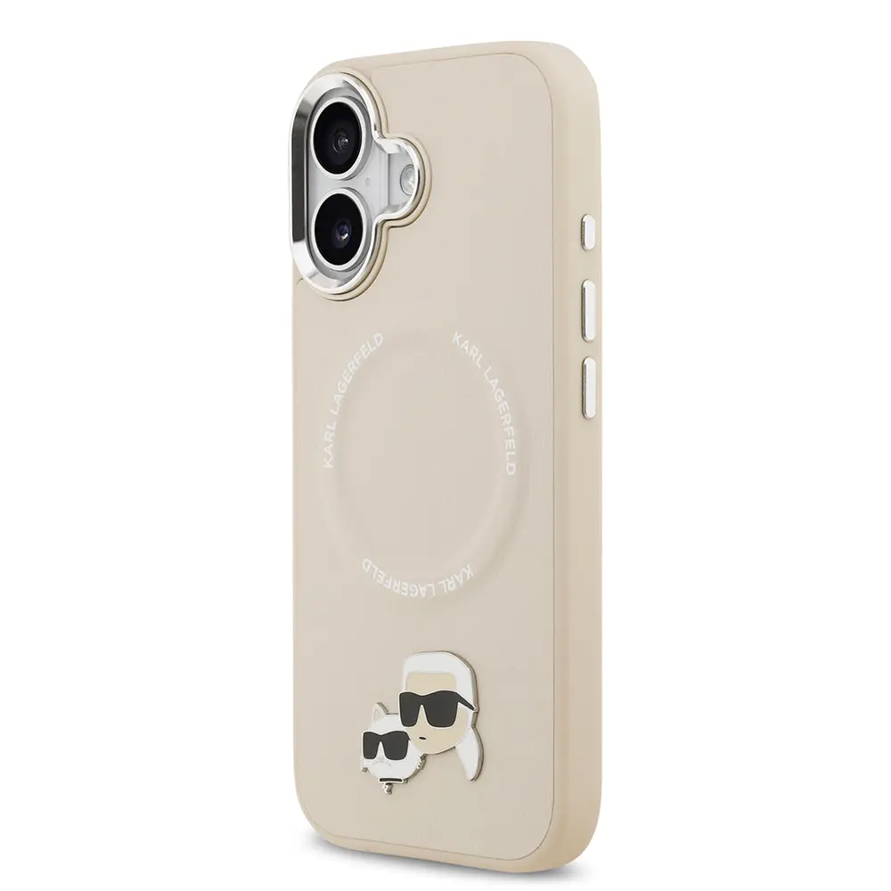 iPhone 17 MagSafe Uyumlu PU Deri Kılıf - Karl Lagerfeld K&C