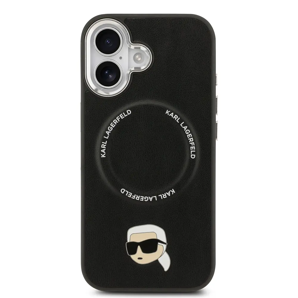 iPhone 17 MagSafe Uyumlu PU Deri Kılıf - Karl Lagerfeld