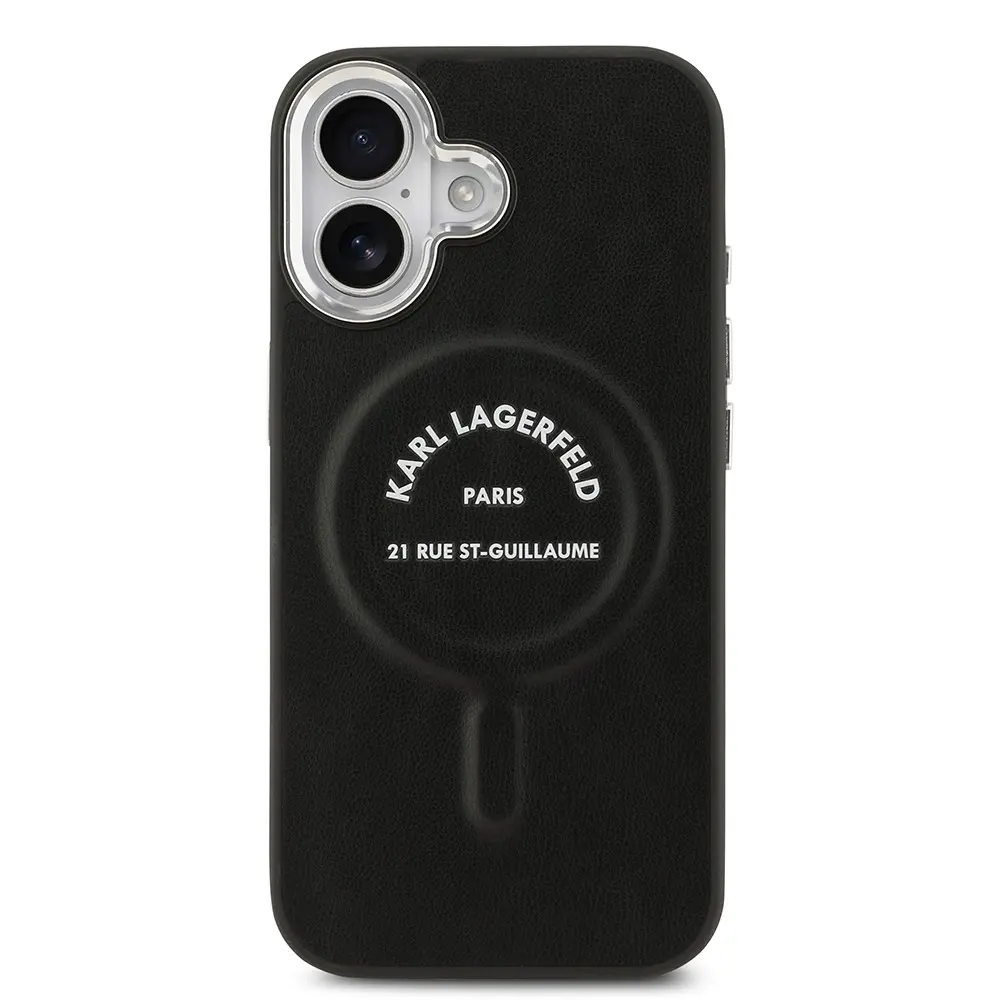 iPhone 17 MagSafe Uyumlu PU Deri Kılıf - Karl Lagerfeld Paris RSG