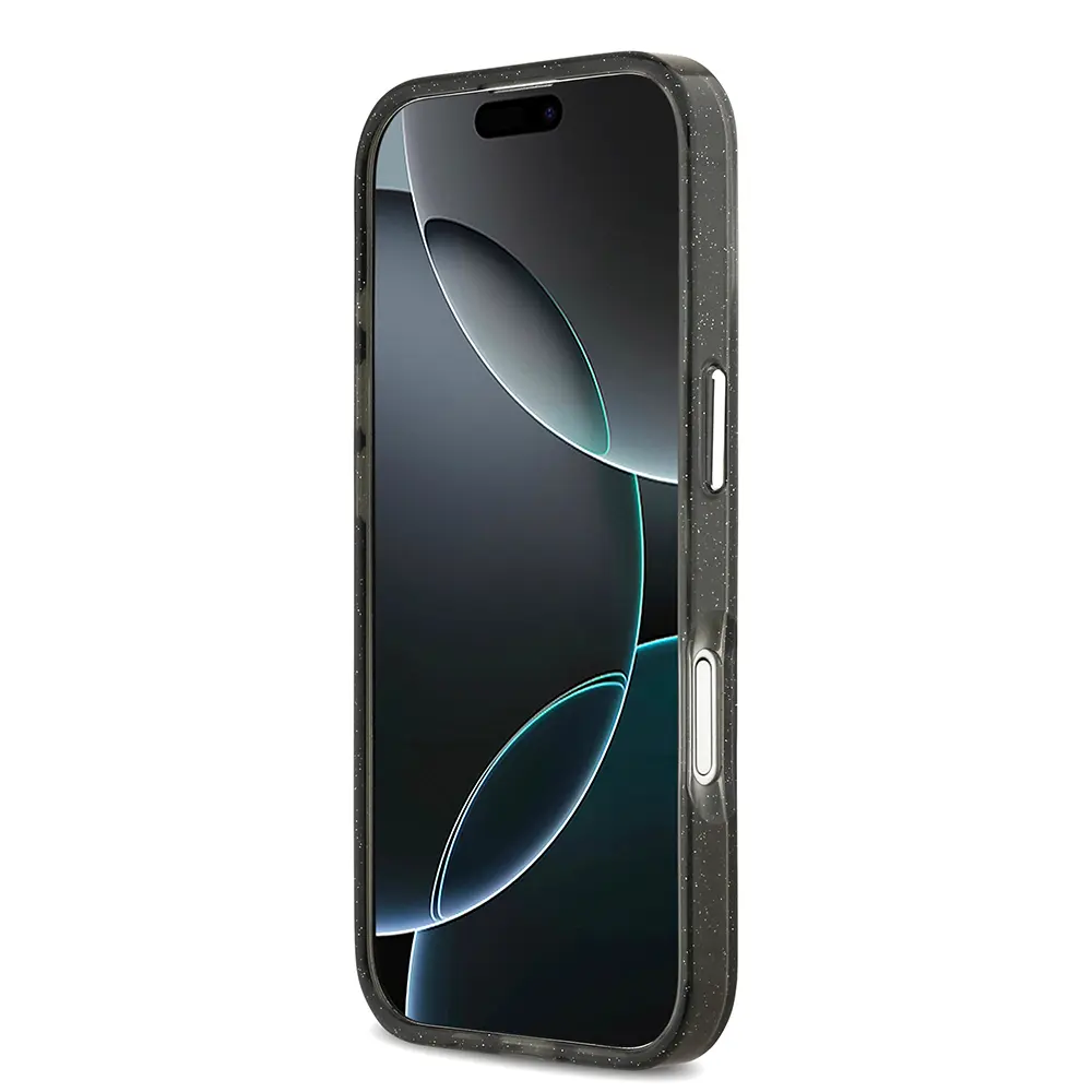 iPhone 17 Kılıf, Parlayan Simli Karl & Choupette Heads - Karl Lagerfeld