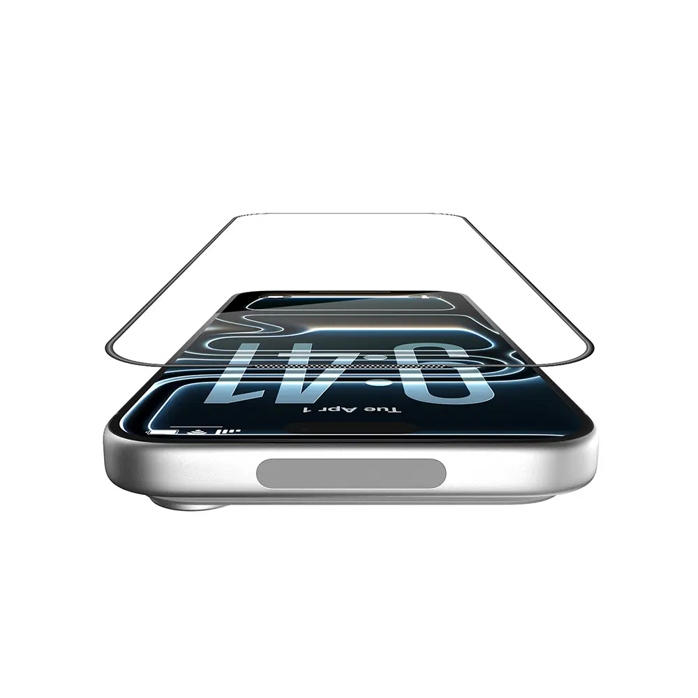 iPhone 17 Pro 3D Tam Kapsama Anti Reflective Ekran Koruyucu - Wiwu GT-033 Glass Ultra