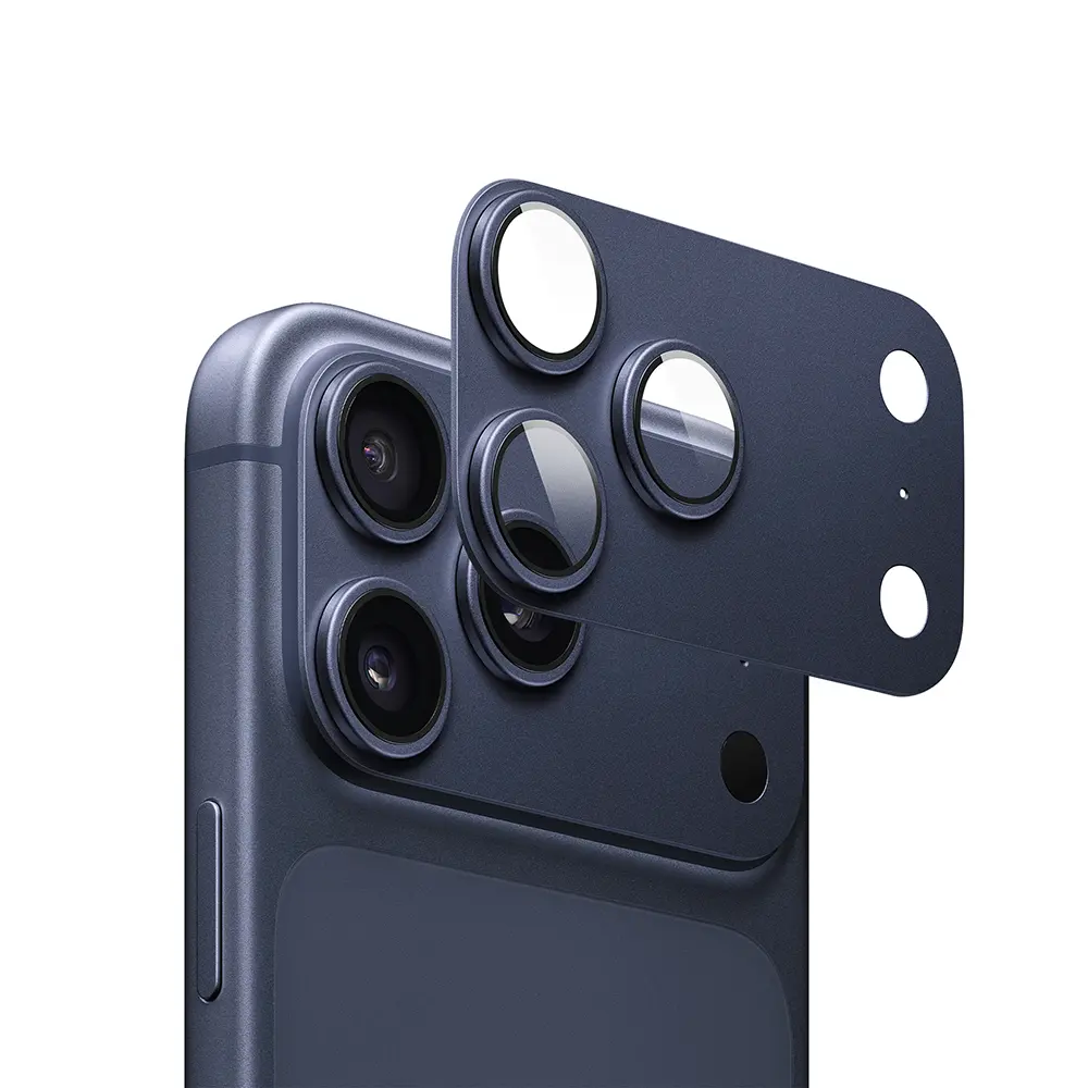 iPhone 17 Pro Kamera Lens Koruyucu, 9H Anti Reflective - Wiwu LG-012 Armor Deck