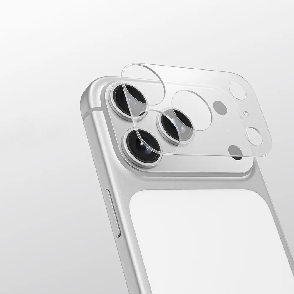 iPhone 17 Pro Kamera Lens Çerçeve Koruyucu, Parmak İzi Tutmayan - Amazingthing