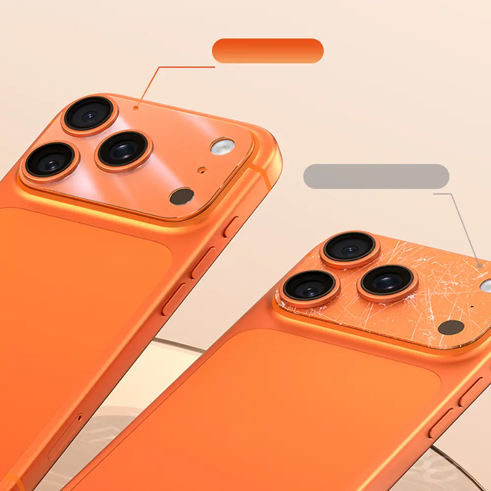 iPhone 17 Pro Mat Kamera Lens Koruyucu, 0.35 mm - Benks