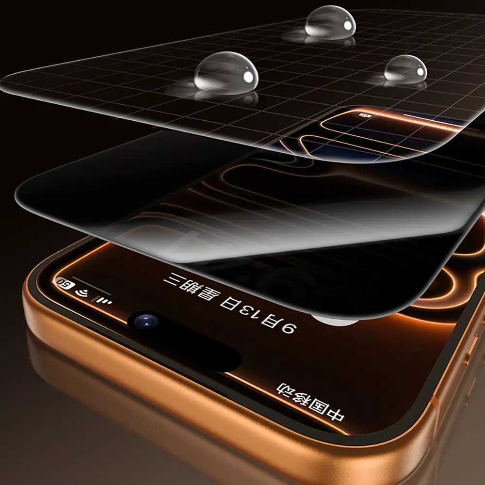 iPhone 17 Pro Gizlilik Cam Ekran Koruyucu - Benks Glass Warrior 2.0
