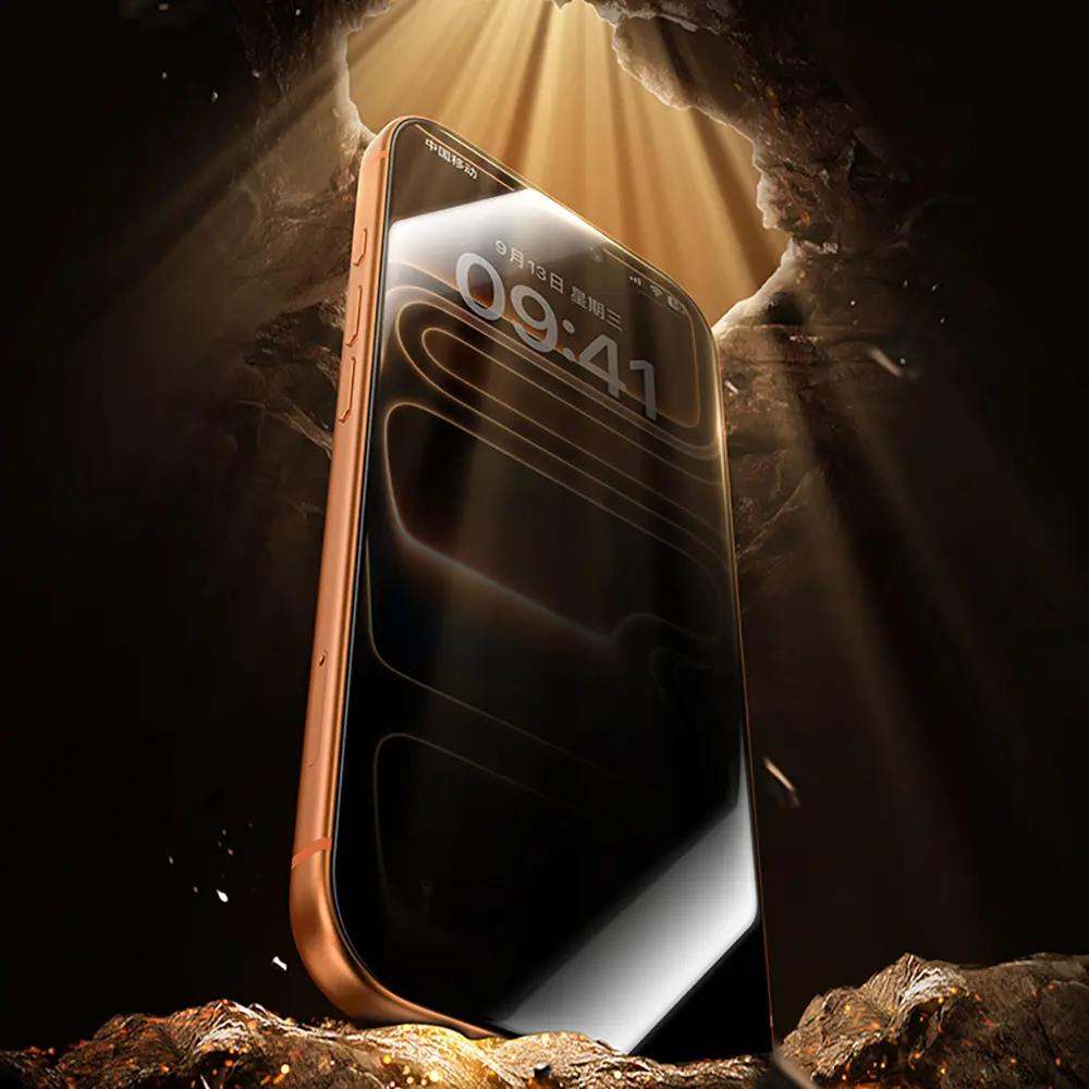 iPhone 17 Pro Gizlilik Cam Ekran Koruyucu - Benks Glass Warrior 2.0
