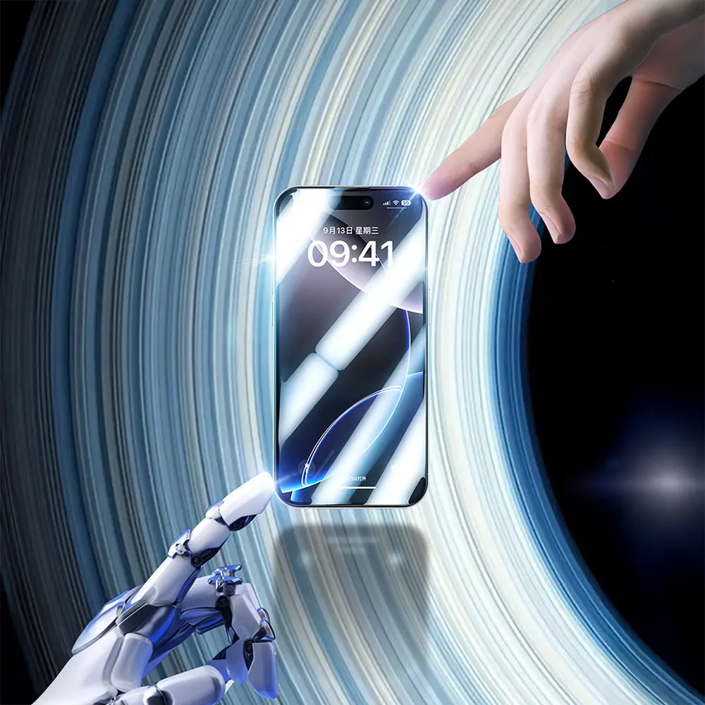 iPhone 17 Pro Mat Oyun Ekran Koruyucu + Uygulama Aparatı - Benks JoyTouch