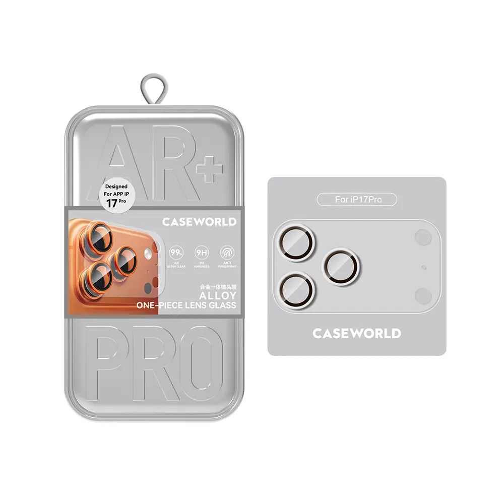 iPhone 17 Pro Kamera Lens Koruyucu - CaseWorld Alloy One-Piece