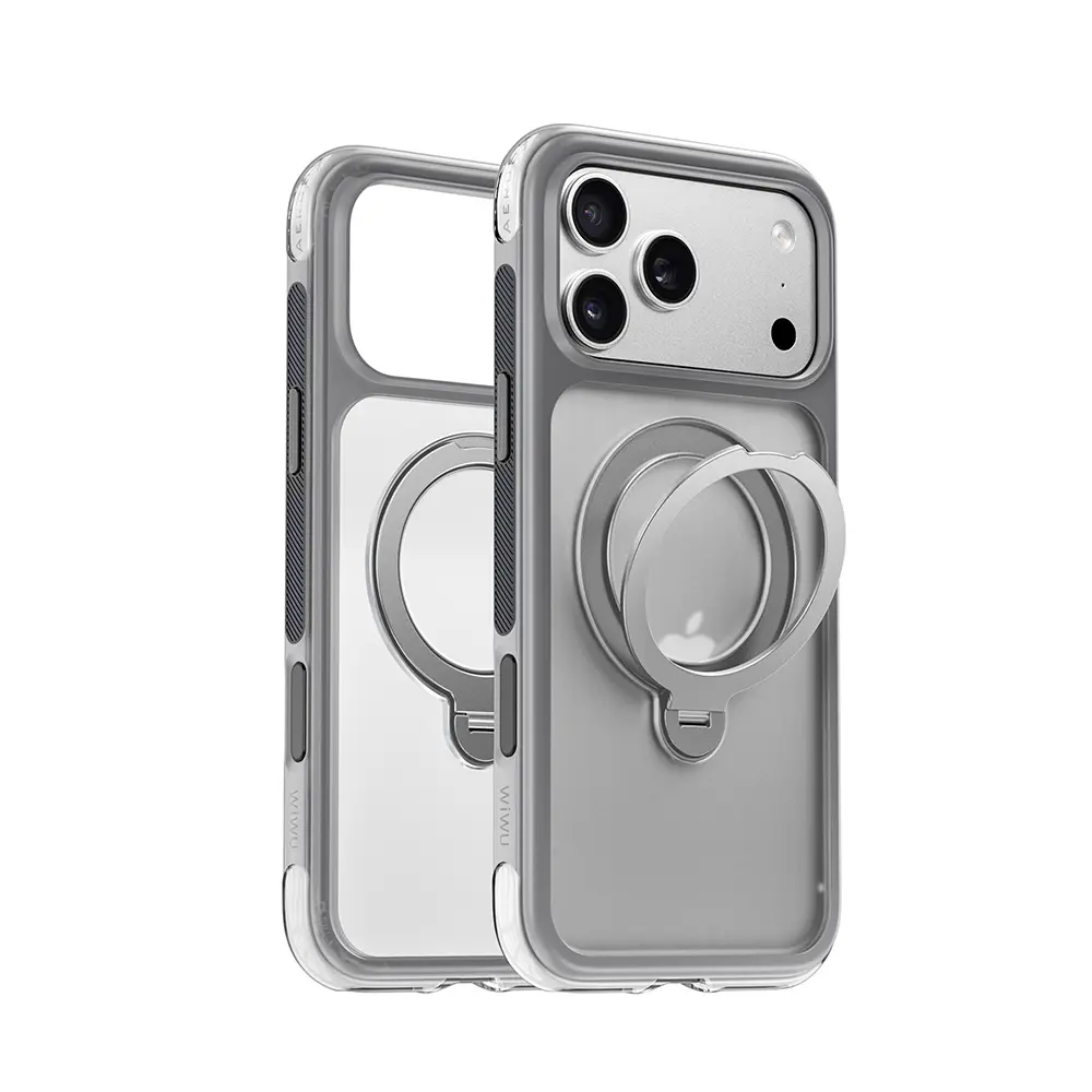 iPhone 17 Pro MagSafe Uyumlu Standlı Kılıf - Wiwu AS-203 AeroShield Ultra