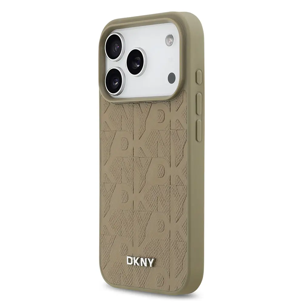 iPhone 17 Pro MagSafe Uyumlu 3D Grid Desenli Kılıf - DKNY Lisanslı