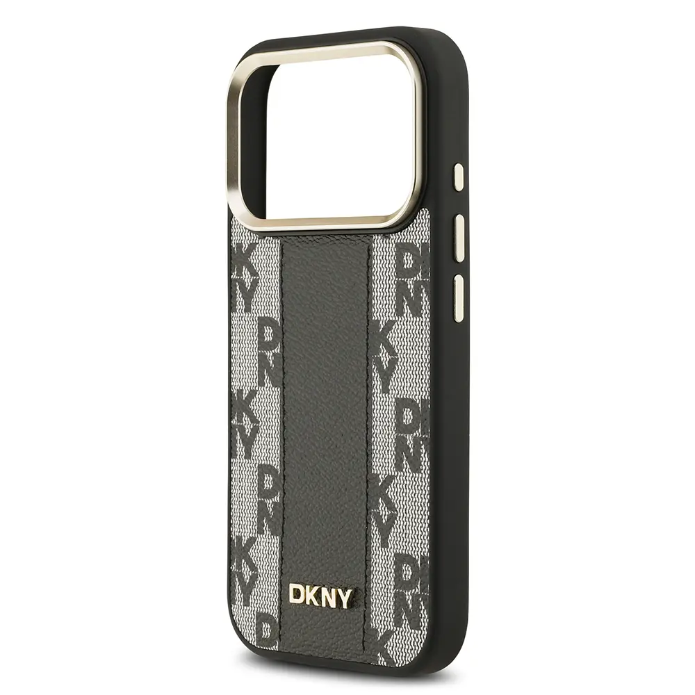 iPhone 17 Pro MagSafe Uyumlu 3D Checkered Desenli Kılıf - DKNY