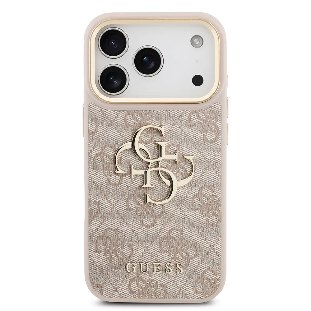 iPhone 17 Pro Askılı Kılıf, Büyük Metal Logo - Guess 4G