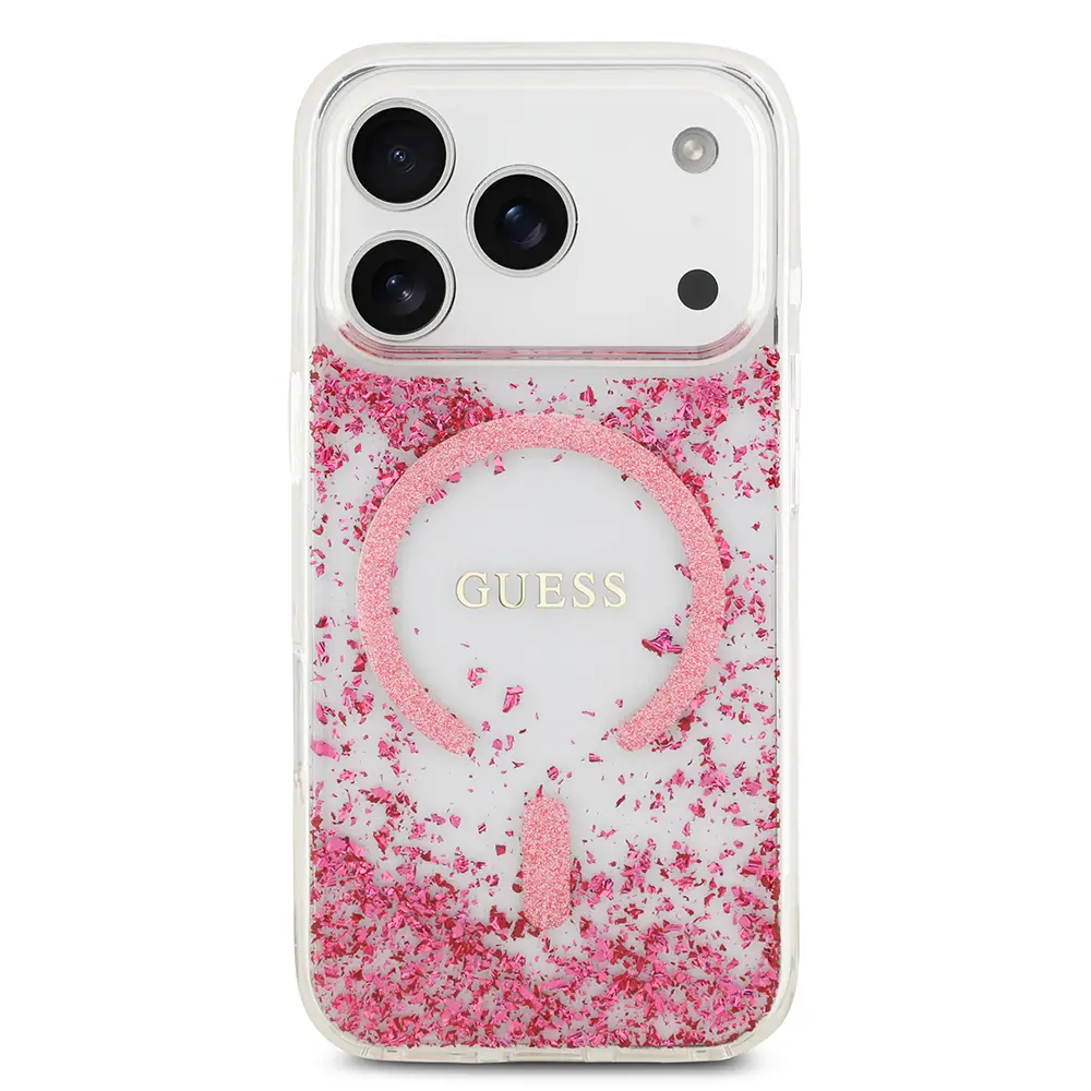 iPhone 17 Pro MagSafe Uyumlu Şeffaf Kılıf - Guess Lisanslı