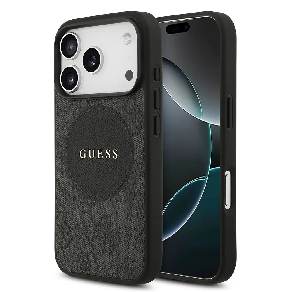 iPhone 17 Pro MagSafe Uyumlu Kılıf - Guess Circle Classic