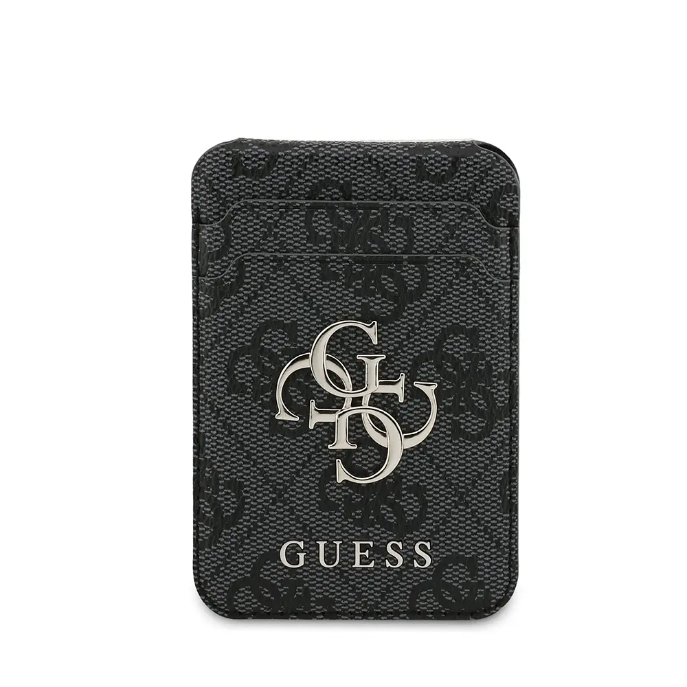 iPhone 17 Pro MagSafe Uyumlu Kartlıklı Askılı Kılıf - Guess 4G Logo