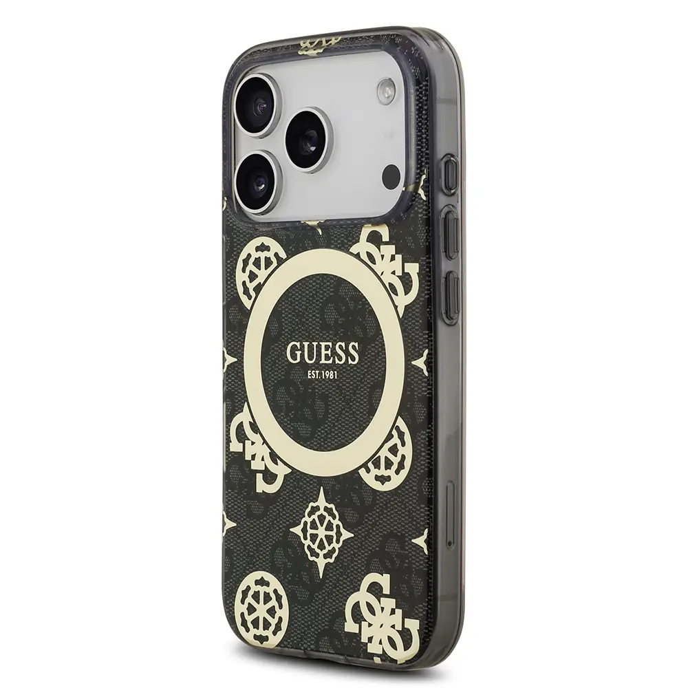 iPhone 17 Pro MagSafe Uyumlu IML Desenli Kılıf - Guess Peony