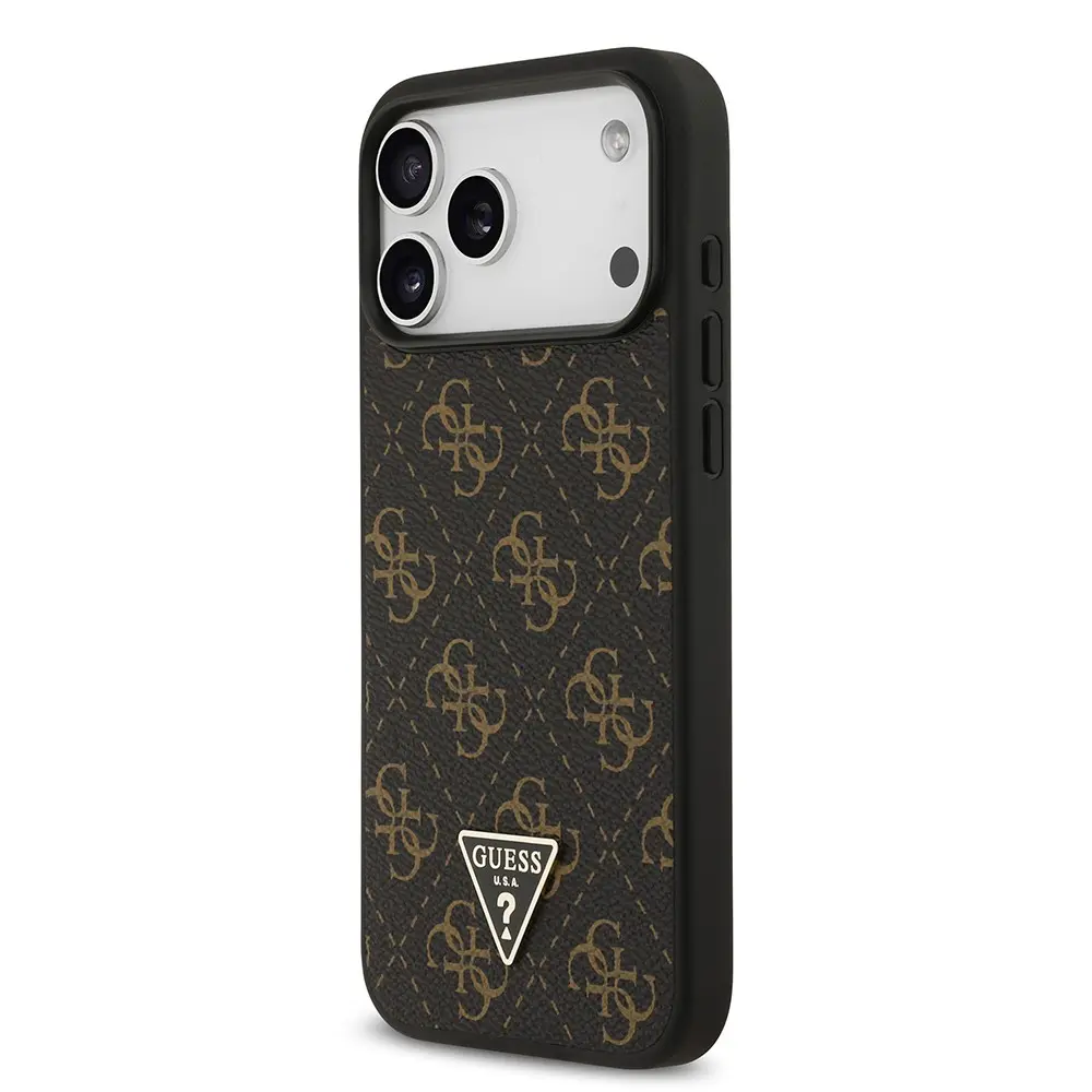 iPhone 17 Pro PU Deri 4G Desenli Kılıf - Guess Lisanslı