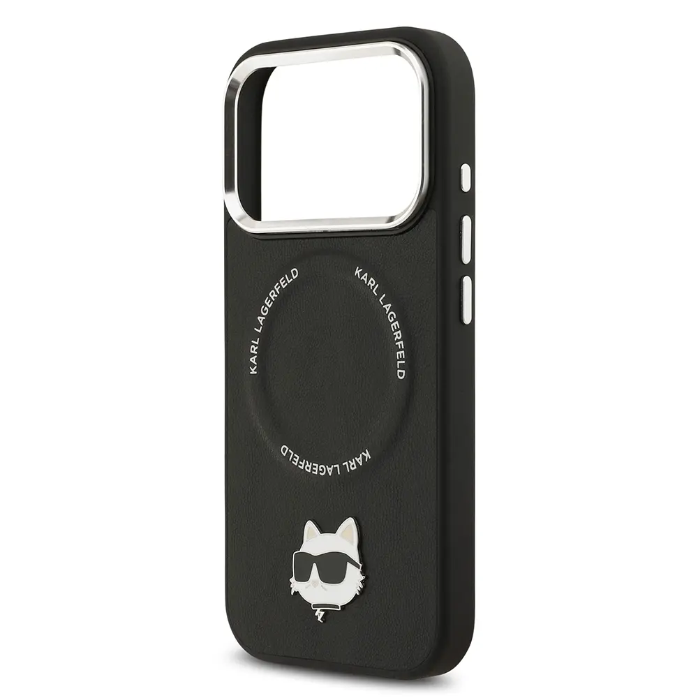iPhone 17 Pro MagSafe Uyumlu PU Deri Kılıf - Karl Lagerfeld Choupette