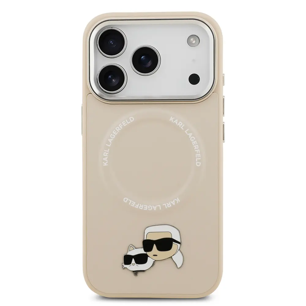 iPhone 17 Pro MagSafe Uyumlu PU Deri Kılıf - Karl Lagerfeld K&C