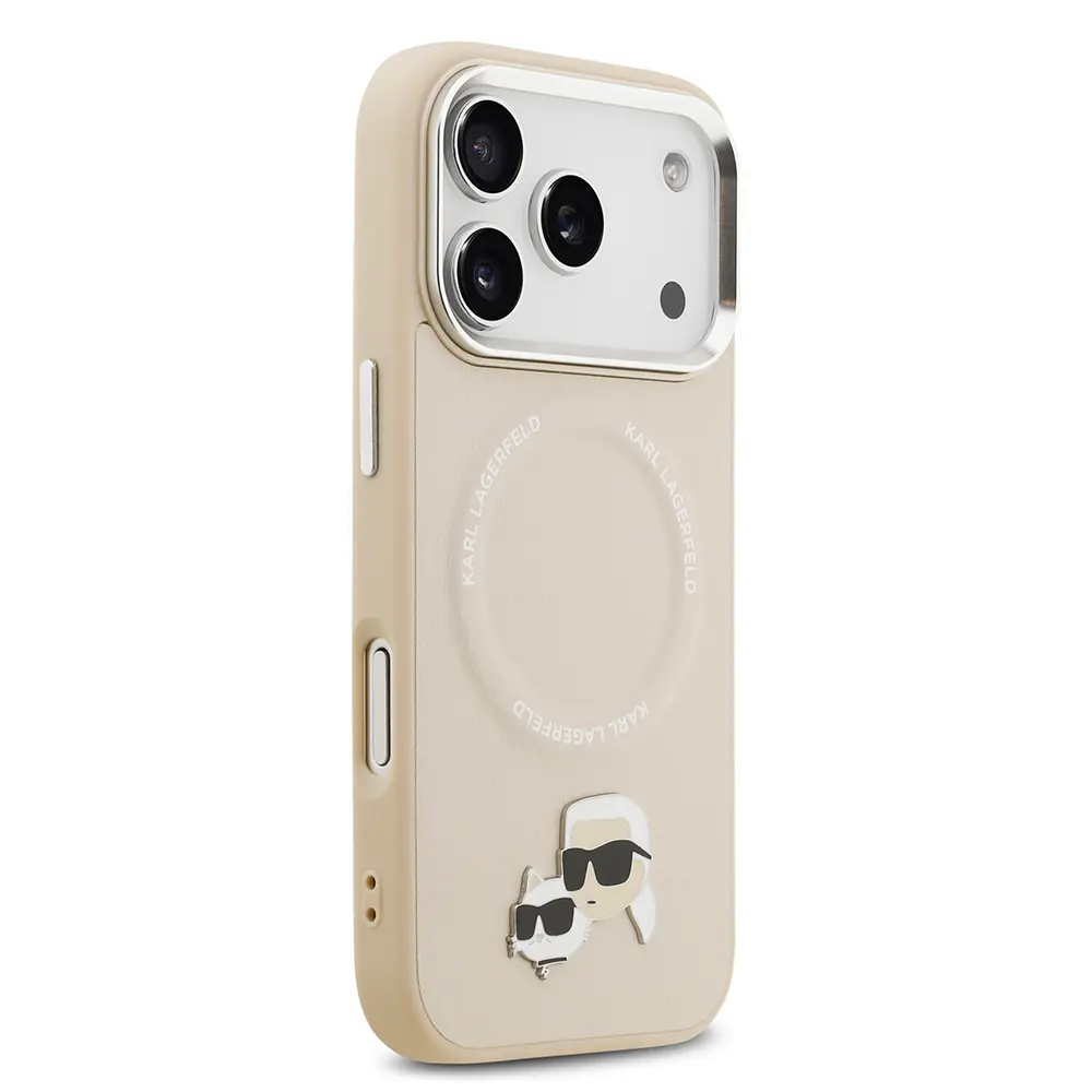 iPhone 17 Pro MagSafe Uyumlu PU Deri Kılıf - Karl Lagerfeld K&C