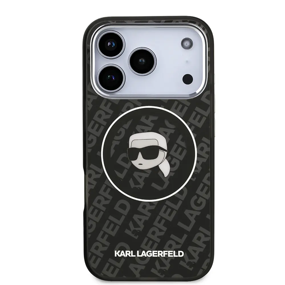 iPhone 17 Pro Lisanslı Kılıf - Karl Lagerfeld KL Heads