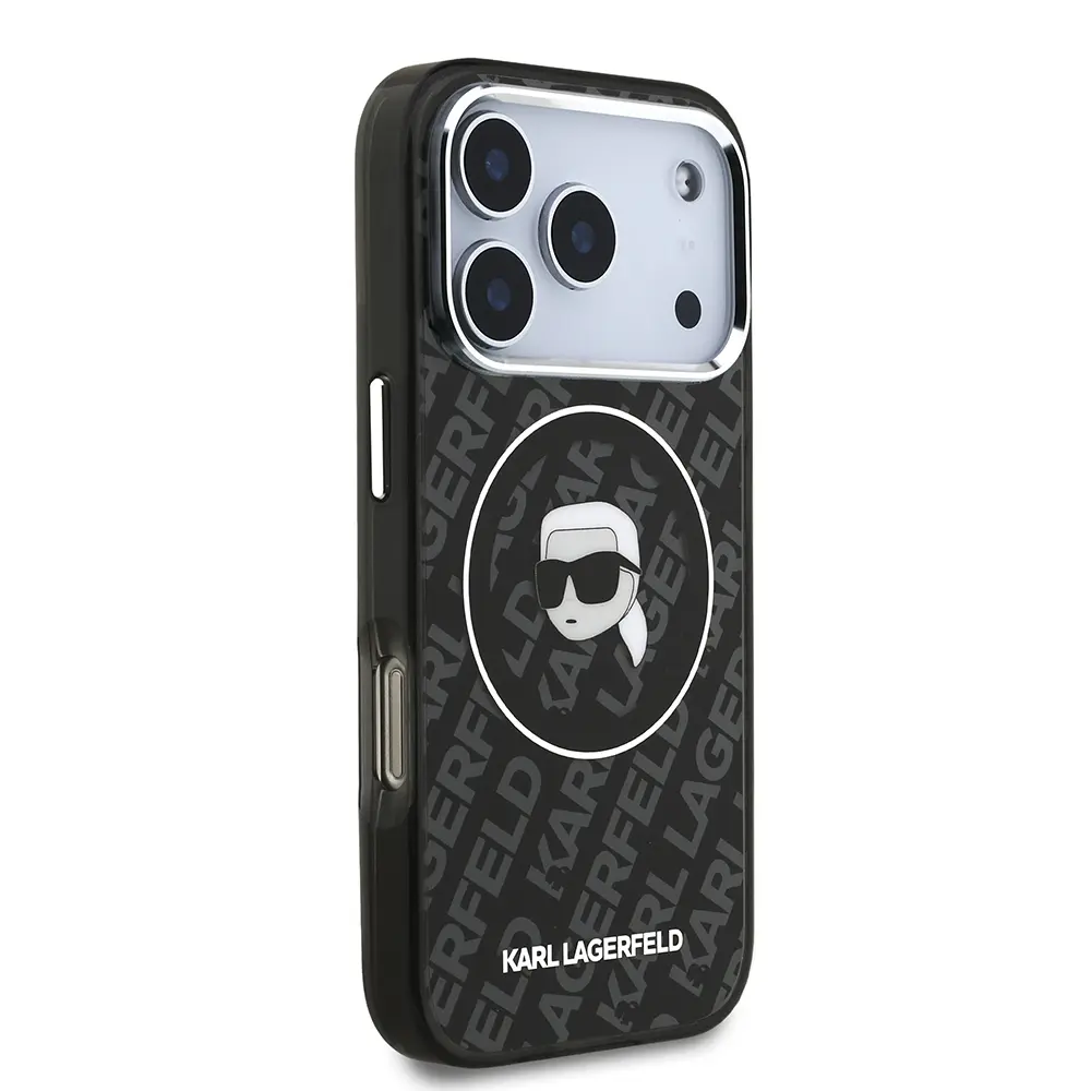 iPhone 17 Pro Lisanslı Kılıf - Karl Lagerfeld KL Heads
