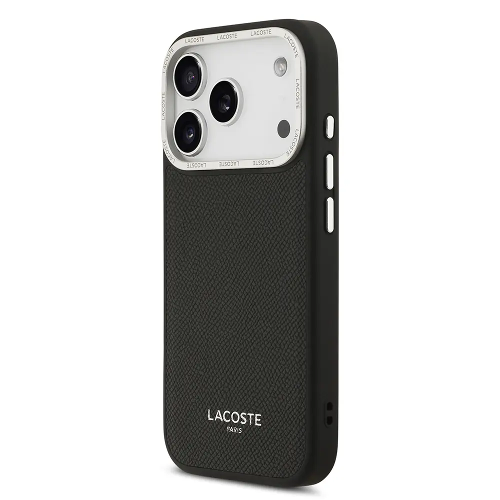 iPhone 17 Pro MagSafe Uyumlu PU Deri Kılıf - Lacoste Champs Elysees