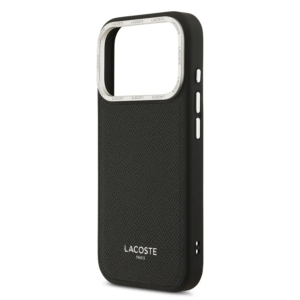 iPhone 17 Pro MagSafe Uyumlu PU Deri Kılıf - Lacoste Champs Elysees