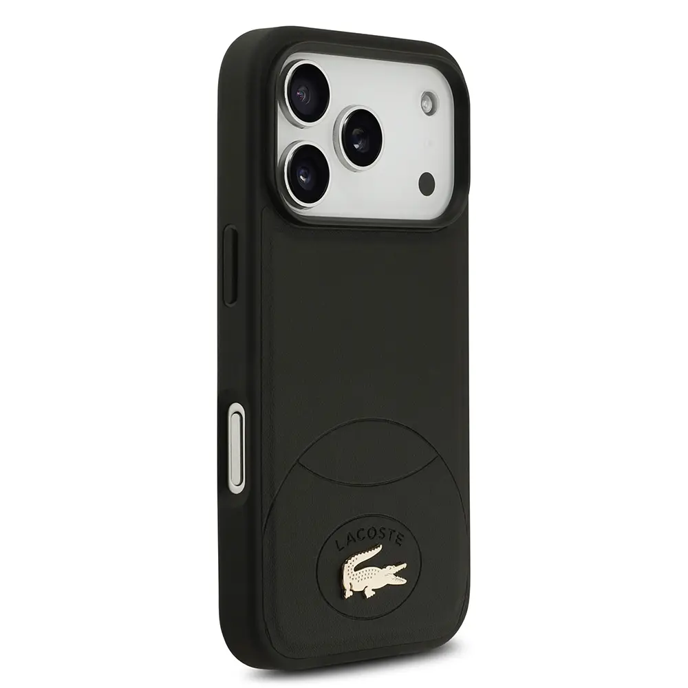 iPhone 17 Pro MagSafe Uyumlu PU Deri Kılıf - Lacoste Lisanslı