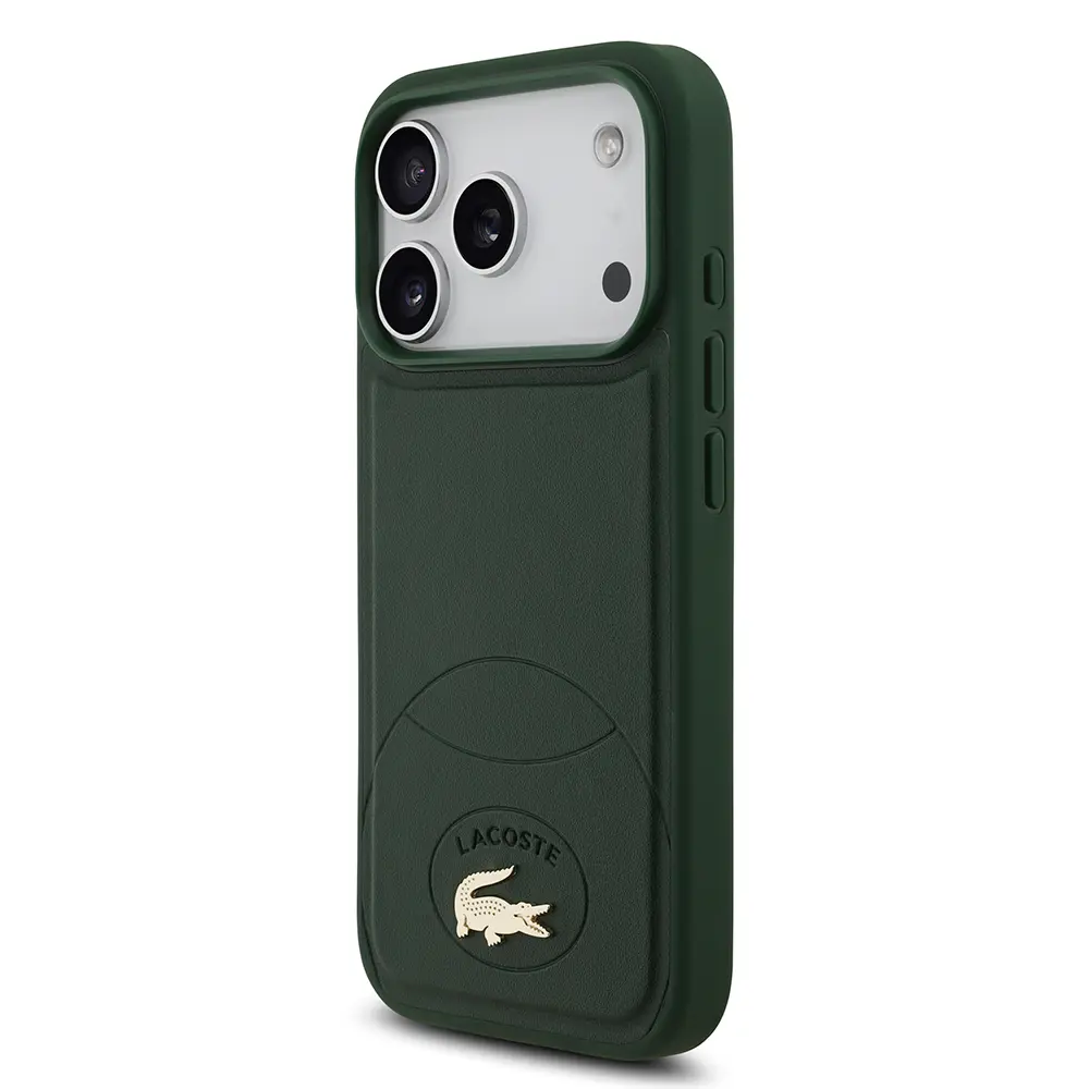 iPhone 17 Pro MagSafe Uyumlu PU Deri Kılıf - Lacoste Lisanslı
