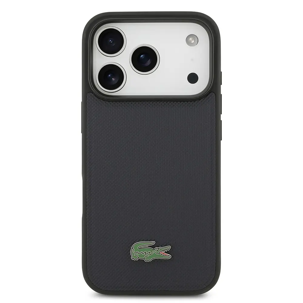 iPhone 17 Pro MagSafe Uyumlu PU Pike Desenli Kılıf - Lacoste
