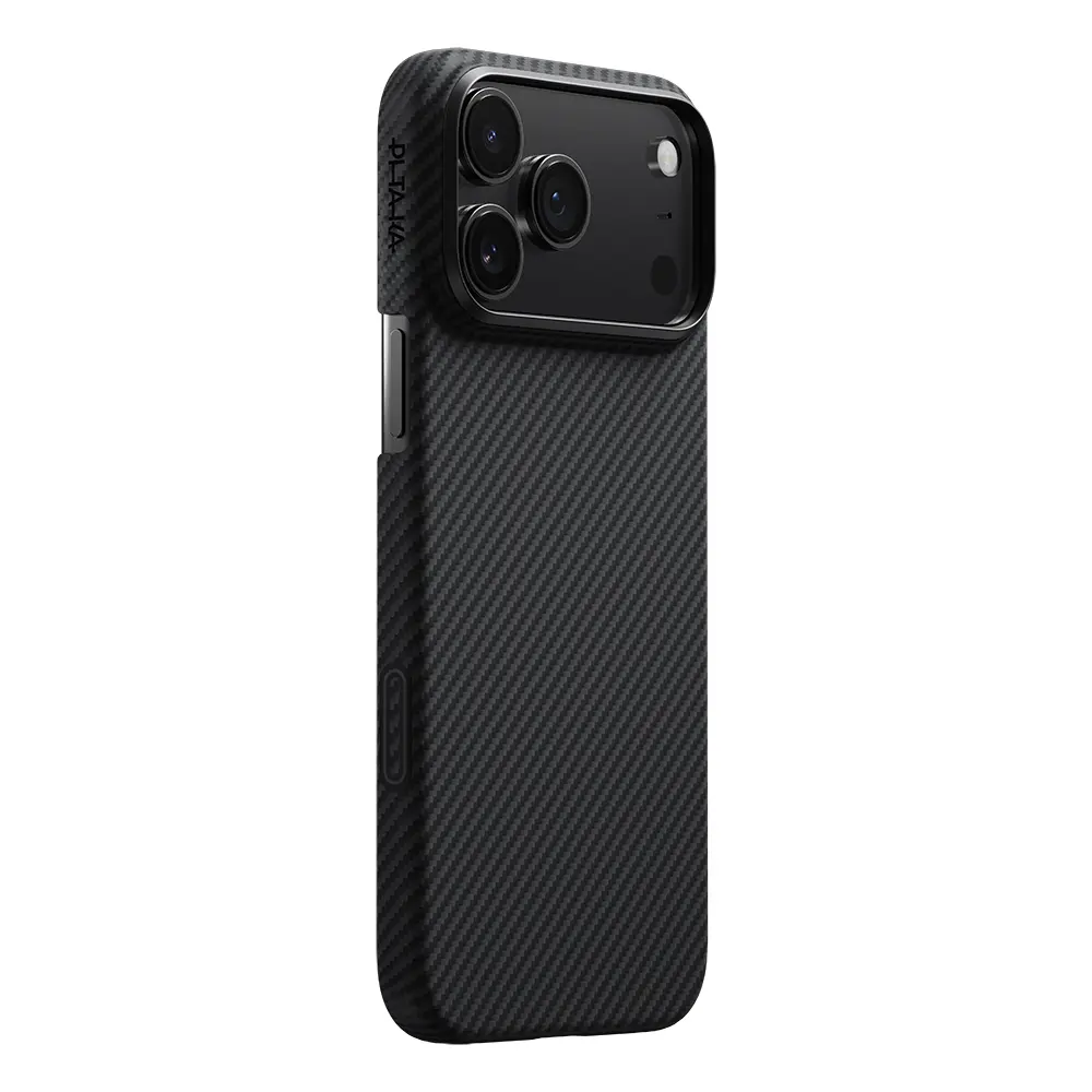 iPhone 17 Pro MagSafe Uyumlu Aramid Fiber Kılıf - Pitaka Ultra-Slim Classic