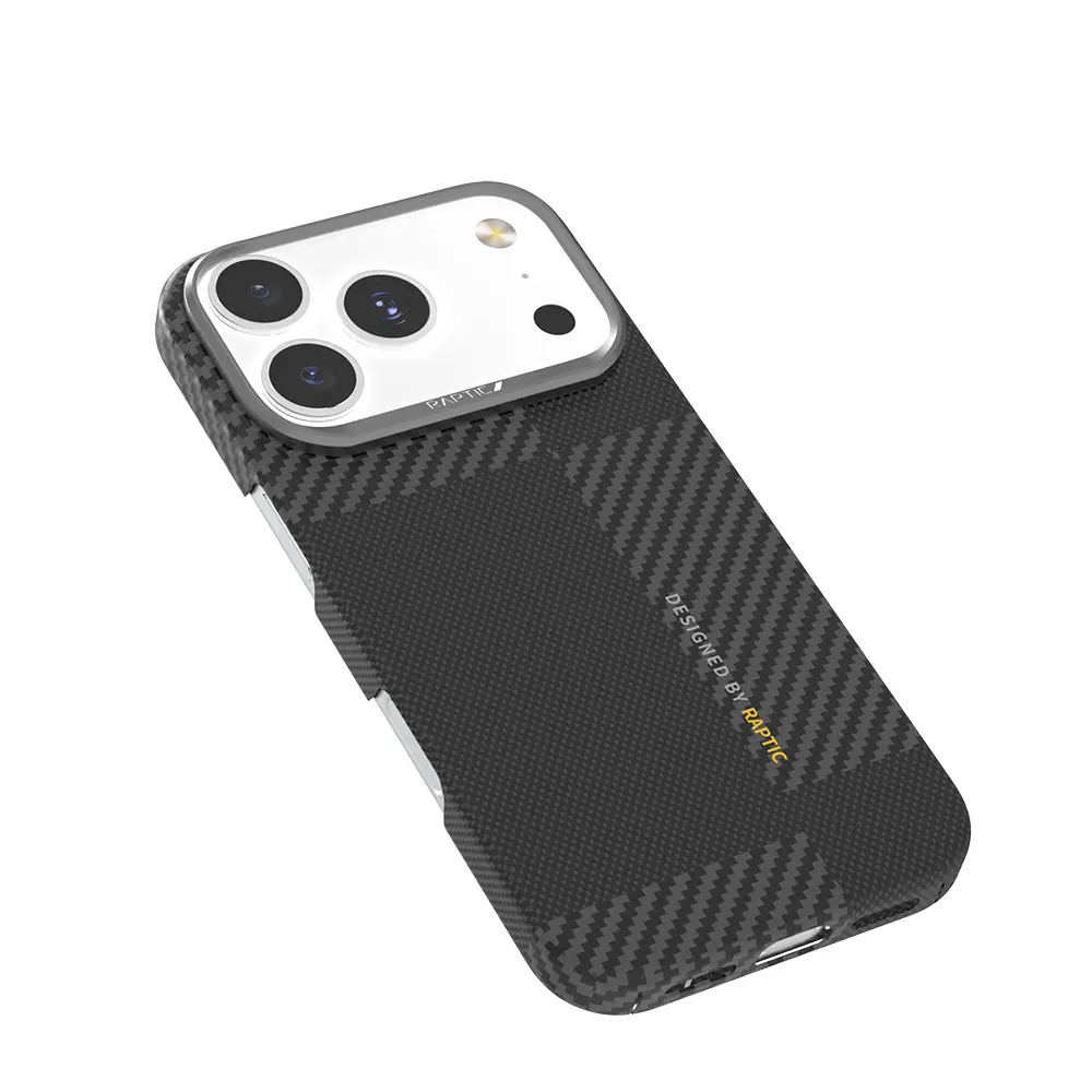 iPhone 17 Pro MagSafe Uyumlu Aramid Fiber Kılıf - Raptic Geotik