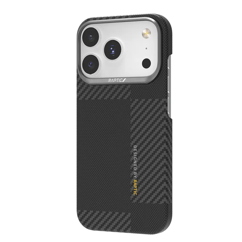 iPhone 17 Pro MagSafe Uyumlu Aramid Fiber Kılıf - Raptic Geotik