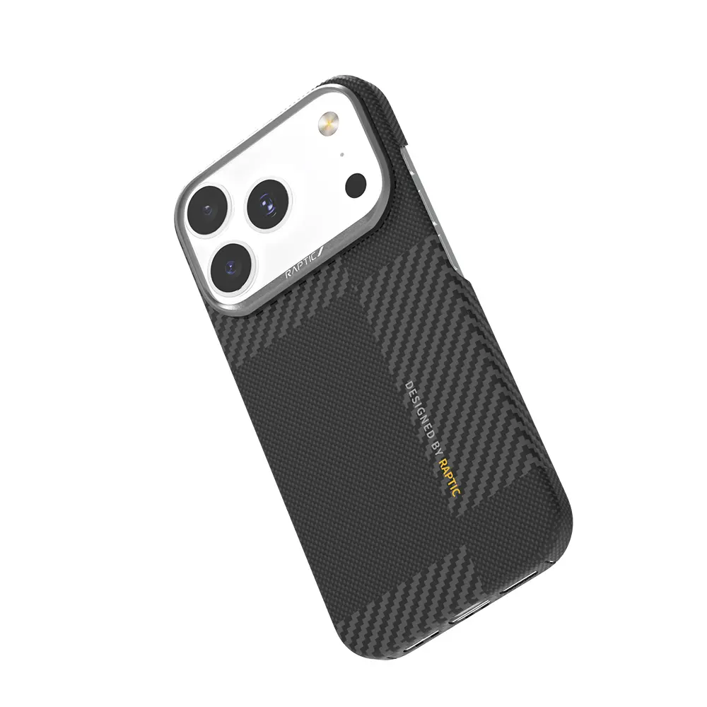 iPhone 17 Pro MagSafe Uyumlu Aramid Fiber Kılıf - Raptic Geotik