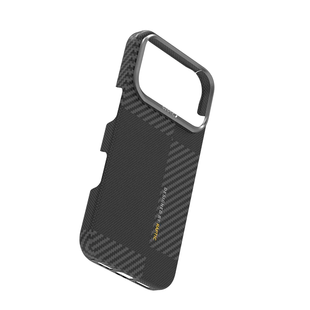 iPhone 17 Pro MagSafe Uyumlu Aramid Fiber Kılıf - Raptic Geotik