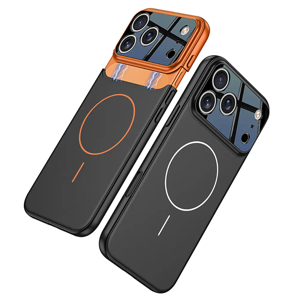 Apple iPhone 17 Pro Kılıf M-safe Şarj Özellikli Çift Parçalı Zore Napoli Kapak