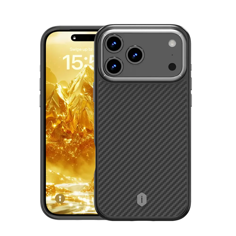 iPhone 17 Pro MagSafe Uyumlu Aramid Fiber Kılıf - Wiwu Defense Ultra DCC-205