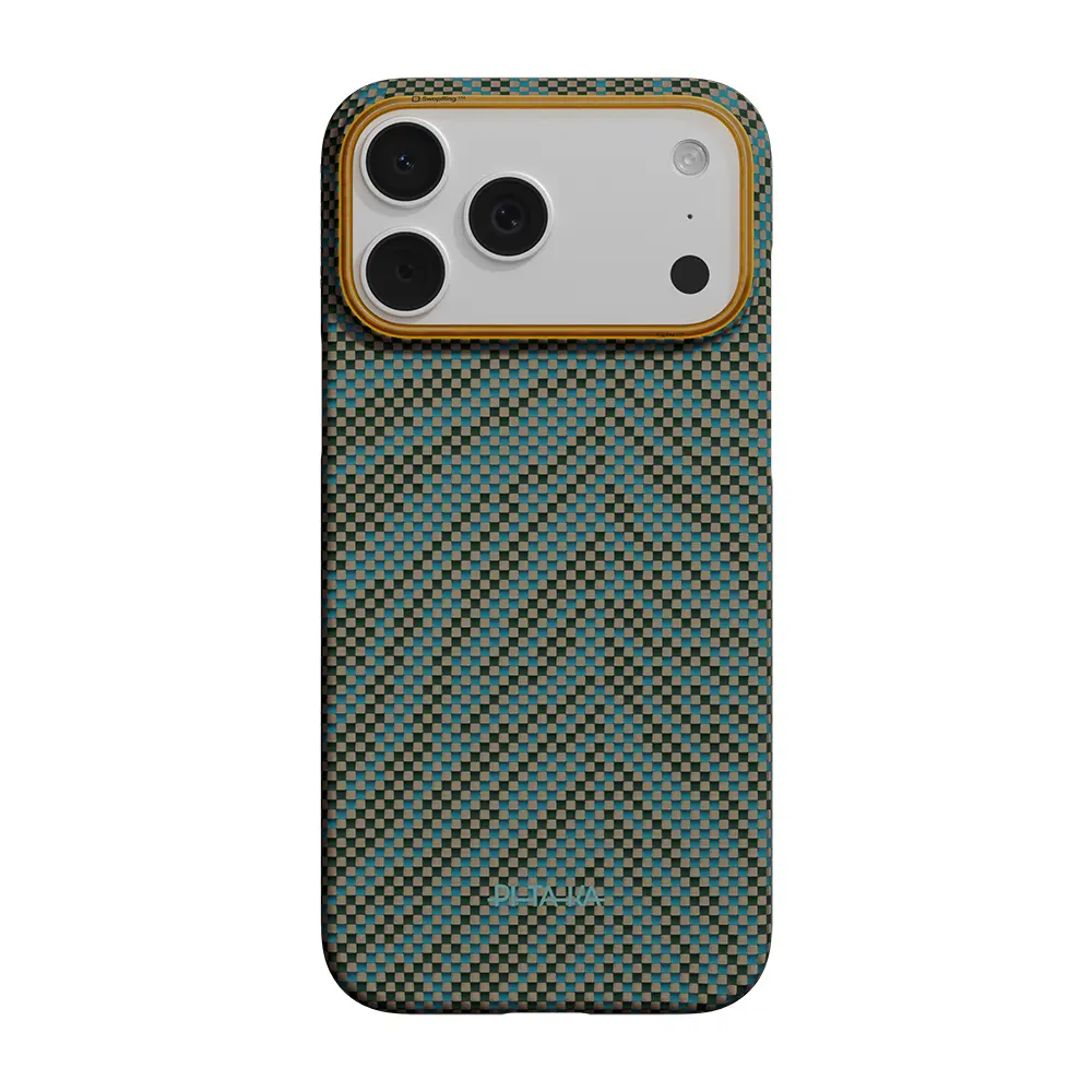 iPhone 17 Pro MagSafe Uyumlu Aramid Fiber Kılıf - Pitaka Breath of Veins