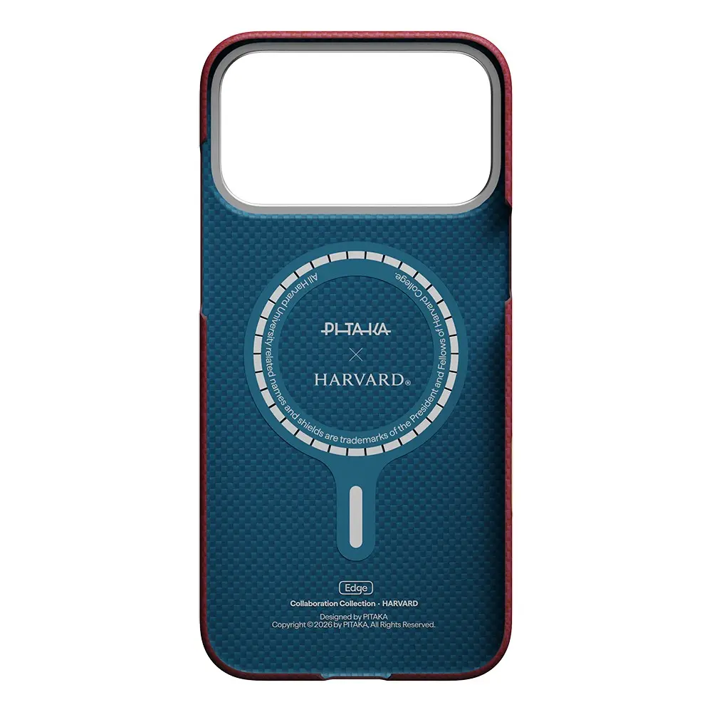 iPhone 17 Pro MagSafe Uyumlu Aramid Fiber Kılıf - Pitaka Harvard University