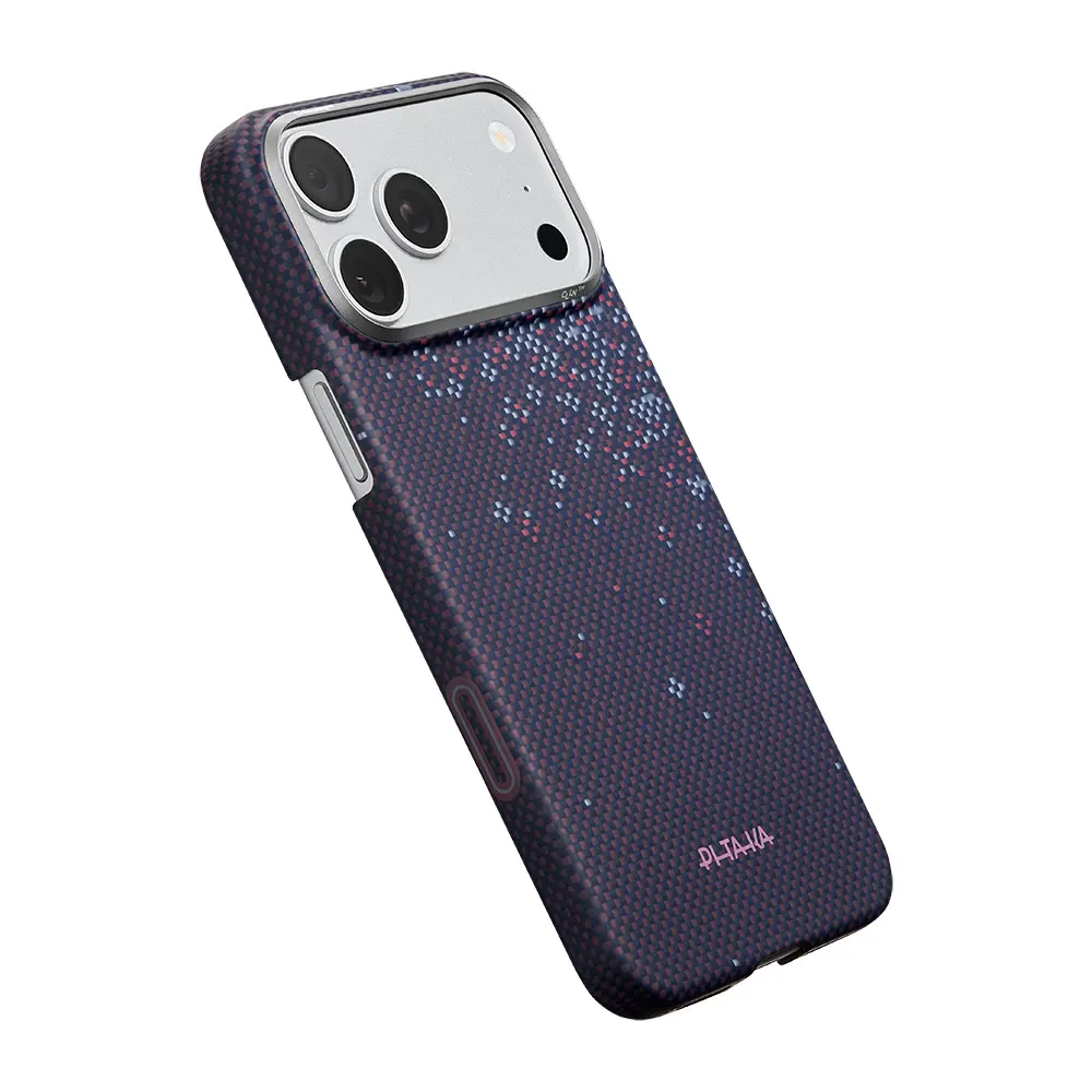 iPhone 17 Pro MagSafe Uyumlu Aramid Fiber Kılıf - Pitaka Sakura Hours
